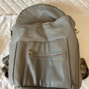 Fawn Design Gray Baby Diaper Bag